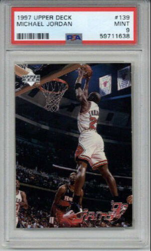 2009 UPPER DECK #139 MICHAEL JORDAN BASKETBALL CARD CHICAGO BULLS PSA 9 LOW POP