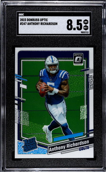 2023 Donruss Optic Anthony Richardson #247 RC SGC 8.5
