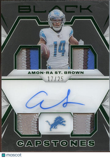 2023 Amon-Ra St. Brown Patch Panini Authentic