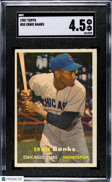 1957 Topps Ernie Banks #55 SGC 4.5
