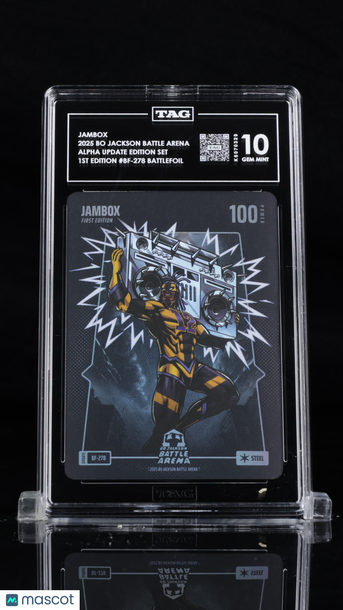 2025 Bo Jackson Battle Arena Jambox #BF-278 Battlefoil Steel TAG 10
