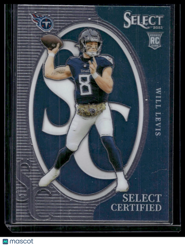 2023 Panini Select Will Levis #CRO-WLE Select Certified Rookies