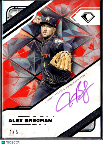 2025 Topps Diamond Icons Alex Bregman #WPA-ABR White Polychromatink /5