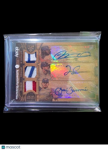 2024 Topps Triple Threads Vladimir Guerrero Jr. Bo Bichette George Springer Relic Patch