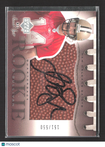 2002 Upper Deck Sweet Spot J.T. O'Sullivan #154 Auto