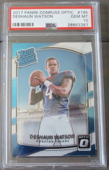 Deshaun Watson RC 2017 Donruss Optic #195 Gem Mint PSA 10