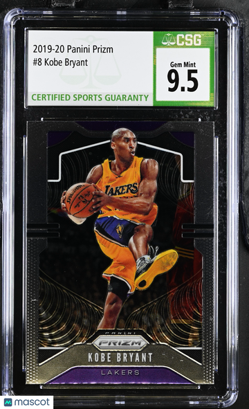 2019-20 Panini Prizm Kobe Bryant #8 CGC 10
