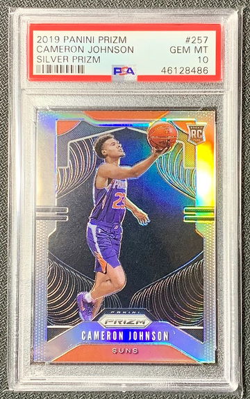 Cameron Johnson 2019-20 Panini Prizm Silver #257 PSA 10 (46128486)