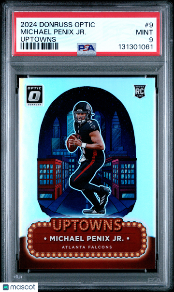 2024 Panini Donruss Optic Uptowns Michael Penix JR. #9 PSA 9