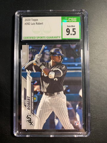 Luis Robert 2020 Topps Rookie CSG 9.5