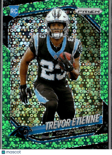 2025 Panini Prizm Trevor Etienne #345 Green Circles /10 RC