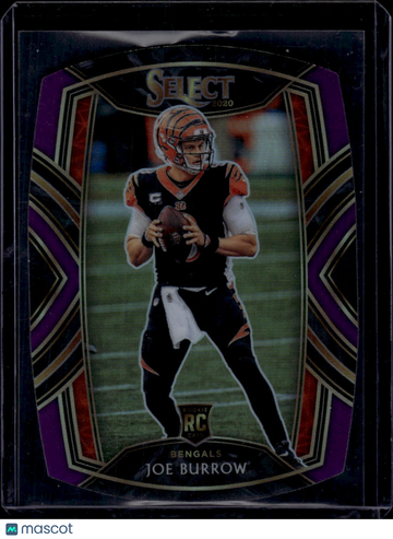 2021 Panini Select Prizm Joe Burrow #246 Purple RC