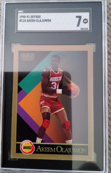 1990-91 Skybox Akeem Olajuwon #110