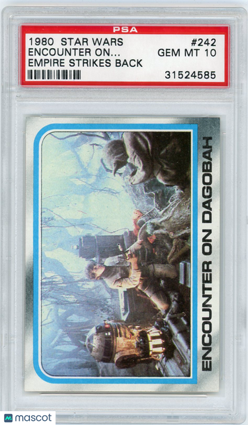 1980 Star Wars Empire Strikes Back Encounter On.. . #242 PSA 10