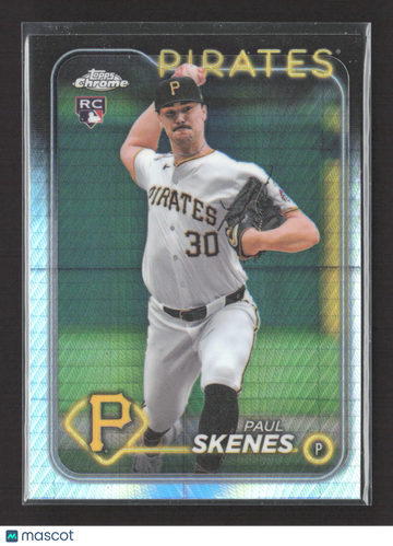 2024 Topps Chrome Update Series Paul Skenes #USC88 Prism Refractor RC