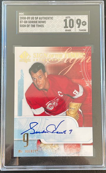 2008 sp authentic gordie Howe auto