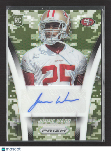 2014 Panini Prizm Jimmie Ward #AR-JW Camo /150 RC