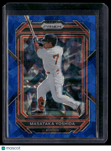 2023 Panini Prizm Masataka Yoshida #1 Blue Ice Prizm