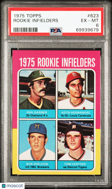 1975 Topps Rookie Infielders #623 PSA 6