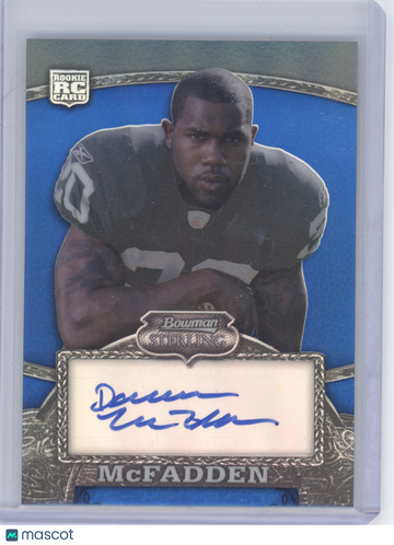 2008 Bowman Sterling Signatures Darren McFadden #BSA3 Refractor 12/15 RC