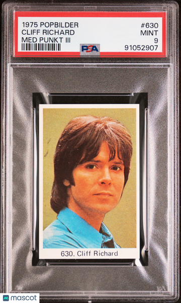 1975 Popbilder Popbilder Med Punkt III Cliff Richard #630 PSA 9