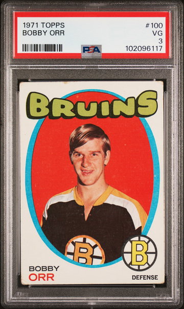 1971 Topps Bobby Orr #100 PSA 3