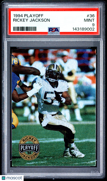 1994 Playoff Rickey Jackson #36 PSA 9