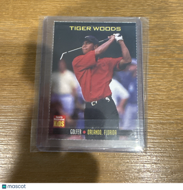 1999 Sports Illustrated for Kids Series 2 Tiger Woods #860 Wood Rookie