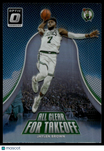 2017-18 Donruss Optic Jaylen Brown #6 All Clear for Takeoff Holo