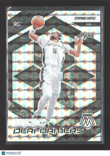 2025 Panini Mosaic Epic Performers Stephon Castle #15 Silver Prizm