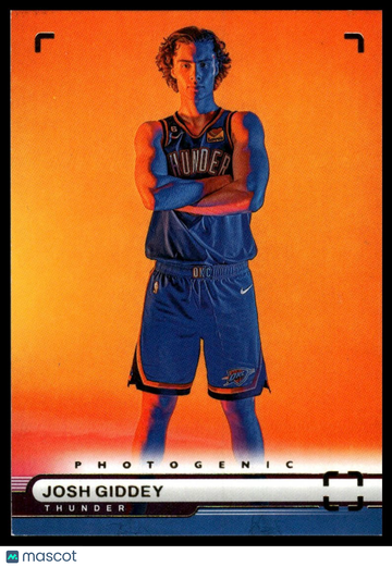 2022-23 Panini PhotoGenic Josh Giddey #72