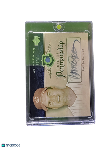 2007 Upper Deck Premier Penmanship Ryne Sandberg #PEN-RS /82