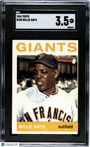 1964 Topps Willie Mays #150 SGC 3.5