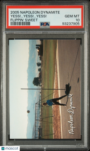 2005 Neca Napoleon Dynamite Flippin' Sweet Yess!.. . Yess!.. . Yess! PSA 10