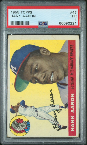 1955 Topps Hank Aaron