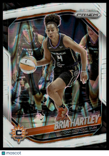 2025 Panini Prizm WNBA Bria Hartley #86 White Seismic Prizms