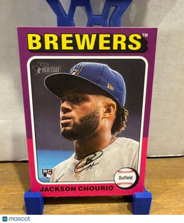 2024 Topps Heritage Jackson Chourio #632