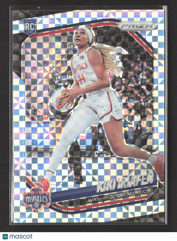 2025 Panini Prizm WNBA Kiki Iriafen #72 White Ice RC