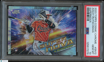 2023 Topps Cosmic Chrome Adley Rutschman #SN-12 [Base] Rookie Insert PSA 10