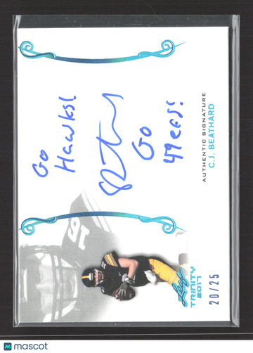 2017 Leaf Trinity C.J. Beathard #A-CJB /25