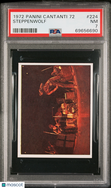 1972 Panini Cantanti 72 Steppenwolf #224 PSA 7