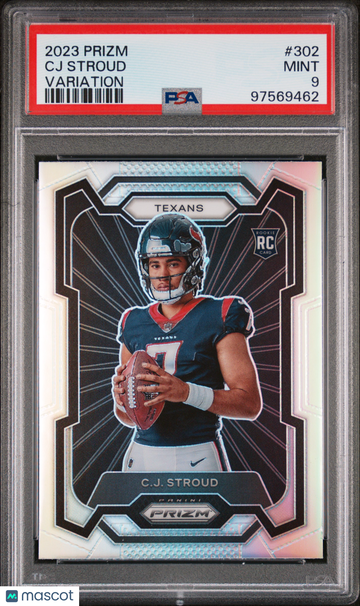 2023 Panini Prizm CJ Stroud #302 Variation PSA 9