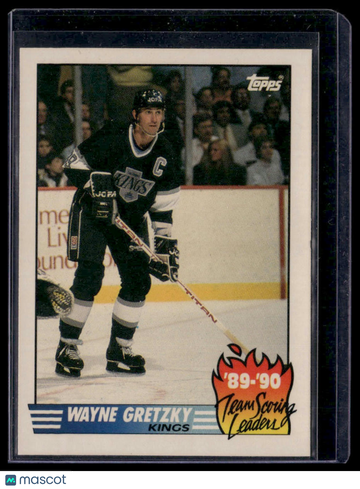 1990-91 Topps Wayne Gretzky #12 Team Scoring Leaders