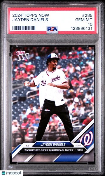 2024 Topps Now Jayden Daniels #285 Rookie PSA 10