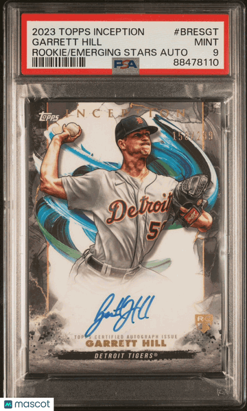 2023 Inception Garrett Hill #BRES-GT Inception PSA 9 Topps