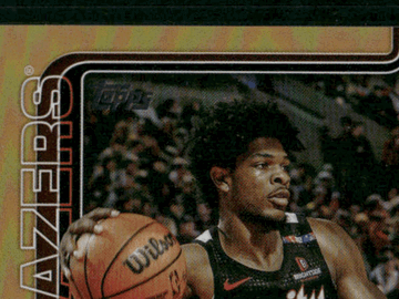 2025-26 Topps Flagship Scoot Henderson #TFRA-SH Real One Auto Gold Rainbow /50 Topps