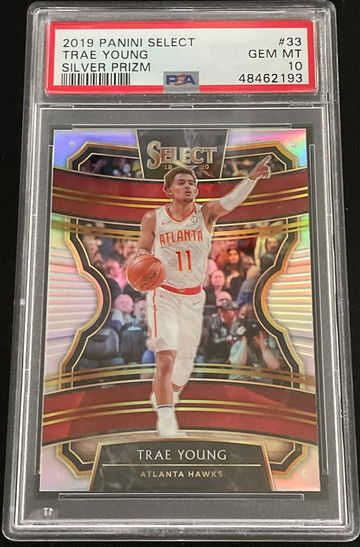 Trae Young 2019 Select Silver Prizm PSA 10