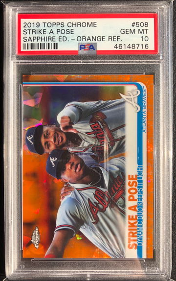 2019 Topps Chrome Strike A Pose Orange Ice /25