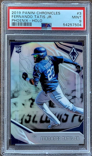2019 FERNANDO TATIS JR Panini SILVER HOLO Prizm Phoenix PSA 9 POP 19 Rookie #3
