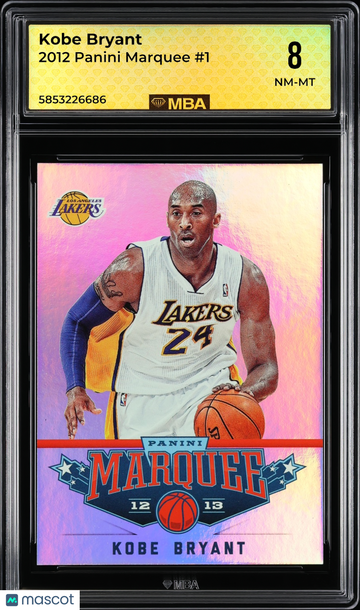 2012 Panini Marquee Kobe Bryant #1 MBA 8
